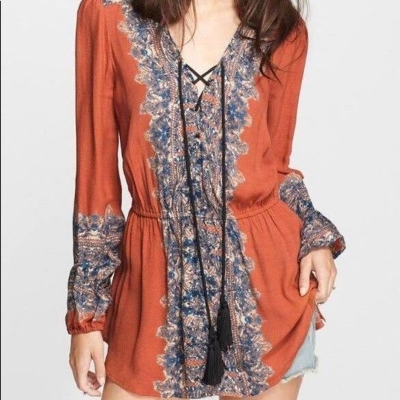 Free People Tops - Free People Wildest Moment Renaissance Boho Tunic